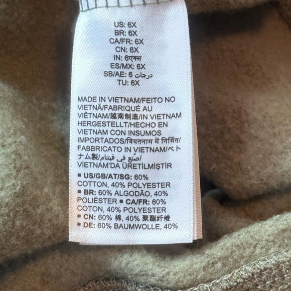 Amazon Essentials Camo Print Sweatshirt – Size 6X (Plus) - Picture 10 of 10